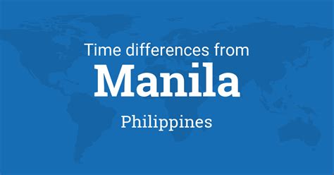 Time Difference between Philippines and Singapore .